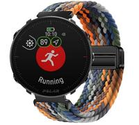 GIOPUEY Bracelet Magnétique Compatible avec Polar Vantage M, Sangle tressée en Nylon Doux [Unisexe] - Colourful