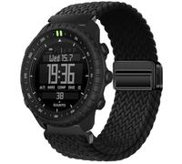 GIOPUEY Bracelet Magnétique Compatible avec Suunto Core 2, Sangle tressée en Nylon Doux [Unisexe] - Black