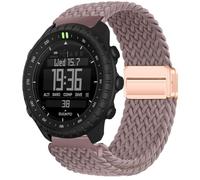 GIOPUEY Bracelet Magnétique Compatible avec Suunto Core 2, Sangle tressée en Nylon Doux [Unisexe] - Purple