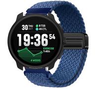 GIOPUEY Bracelet Magnétique Compatible avec Suunto Race 2, Sangle tressée en Nylon Doux [Unisexe] - Blue