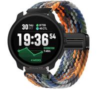 GIOPUEY Bracelet Magnétique Compatible avec Suunto Race 2, Sangle tressée en Nylon Doux [Unisexe] - Colourful