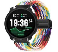 GIOPUEY Bracelet Magnétique Compatible avec Suunto Race 2, Sangle tressée en Nylon Doux [Unisexe] - Colourful-B