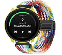 GIOPUEY Bracelet Magnétique Compatible avec Suunto Run, Sangle tressée en nylon doux [unisexe] - Colourful-B