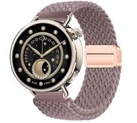GIOPUEY Bracelet Magnétique Compatible avec Xiaomi Watch S4 41mm, Sangle tressée en nylon doux [unisexe] - Purple