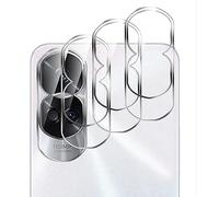 GIOPUEY Caméra Arrière Protecteur Compatible avec Honor 90 Lite 5G, [3 Pièces] 3D Verre Trempé [Hautement Transparent] Verre Trempé Camera pour Honor 90 Lite 5G