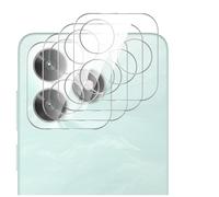 GIOPUEY Caméra Arrière Protecteur Compatible avec Honor X5C/X5C Plus, 3 Pièces 3D Verre Trempé [Hautement Transparent] Verre Trempé Camera