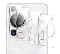 GIOPUEY Caméra Arrière Protecteur Compatible avec Huawei P60 / P60 Pro, [3 Pièces] 3D Verre Trempé [Hautement Transparent] Verre Trempé Camera pour Huawei P60 / P60 Pro