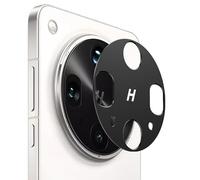 GIOPUEY Caméra Arrière Protecteur pour Oppo Find X8 Ultra, 2 Pièces Caméra métal Protecteur, [Résistant aux Rayures] [Protection Contre Les Chutes] - Black