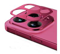 GIOPUEY Caméra Arrière Protecteur pour Oppo Find X9 Pro, 2 Pièces Caméra métal Protecteur, [Résistant aux Rayures] [Protection Contre Les Chutes] - Red