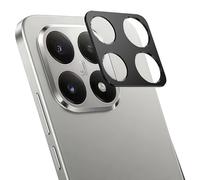 GIOPUEY Caméra Arrière Protecteur pour Xiaomi 15T, 2 Pièces Caméra métal Protecteur, [Résistant aux Rayures] [Protection Contre Les Chutes] - Black