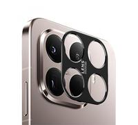 GIOPUEY Caméra Arrière Protecteur pour Xiaomi 15T Pro, 2 Pièces Caméra métal Protecteur, [Résistant aux Rayures] [Protection Contre Les Chutes] - Black