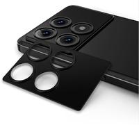 GIOPUEY Caméra Arrière Protecteur pour Xiaomi Poco X6 Pro 5G, [Lot de 2] Caméra métal Protecteur, [Résistant aux Rayures] [Protection Contre Les Chutes] [Facile à Installer]- Black