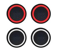GIOPUEY Capuchon Joystick Compatible avec R36S/RG CubeXX/40XXV/406H/406V/B20S/40XXH/556/35XXH/B10MAX3/B30/X55/B20SX - Red+Black