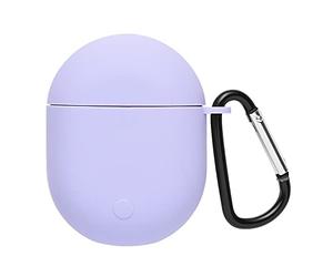 GIOPUEY Cilicone Case for Xiaomi Redmi Airdots 3 Pro, Ultra-Thin Soft Cover, Slim-Fit,Anti-Fall,Not Easy to Dirty - Purple