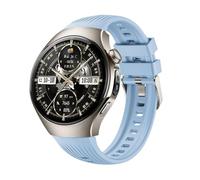 GIOPUEY Cinturini Compatibile con Hua-wei Watch 5 42mm 2025, Morbido silicone Cinturino [Resistente All'usura] [Traspirante] - blue