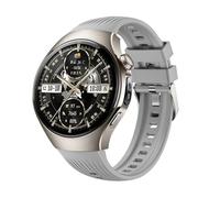 GIOPUEY Cinturini Compatibile con Hua-wei Watch 5 42mm 2025, Morbido silicone Cinturino [Resistente All'usura] [Traspirante] - grey