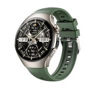 GIOPUEY Cinturini Compatibile con Hua-wei Watch 5 46mm 2025, Morbido silicone Cinturino [Resistente All'usura] [Traspirante] - Dark Green