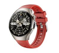 GIOPUEY Cinturini Compatibile con Hua-wei Watch 5 46mm 2025, Morbido silicone Cinturino [Resistente All'usura] [Traspirante] - Red