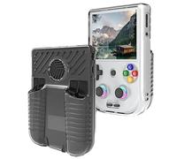 GIOPUEY Clear Étuis Compatible avec ANBERNIC RG 406V,Coque TPU, Case CoverPoids léger, Antichoc, Portable - Transparent