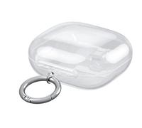 GIOPUEY Clear Étuis Compatible avec Beats Powerbeats Fit 2025，Coque TPU, Case CoverPoids léger, Antichoc, Portable - Transparent