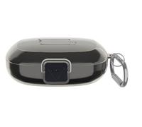GIOPUEY Clear Étuis Compatible avec JBL Endurance Peak 4，Coque TPU, Case CoverPoids léger, Antichoc, Portable - Transparent Black