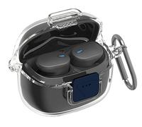 GIOPUEY Clear Étuis Compatible avec JBL Tune Buds 2，Coque TPU, Case CoverPoids léger, Antichoc, Portable - Transparent