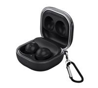 GIOPUEY Clear Étuis Compatible avec Samsung Galaxy Buds FE/Buds Pro/Buds Live/Buds 2/Buds 2 Pro,Coque TPU, Case CoverPoids léger, Antichoc, Portable - Transparent Black