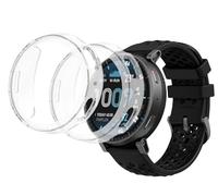 GIOPUEY Coque Compatible avec Amazfit Active Max, [2 Pièces] Soft TPU, Shock Resistant Etui - Transparent+Transparent