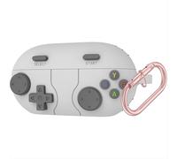 GIOPUEY Coque Compatible avec Beats Solo Buds, Mignon Drôle Dessin Animé TPU Silicone Protection étui avec Crochet Porte-clés Housse Case pour Garçon Fille Homme Femme - Grey