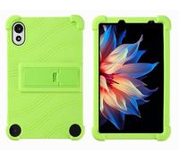 GIOPUEY Coque Compatible avec Blackview ZENO 1 8inch Etui - avec Support - Housse de Protection Souple en Silicone TPU Case - Green