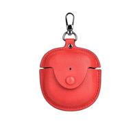 GIOPUEY Coque Compatible avec Bose QuietComfort Ultra II 2025, PU Cuir Protection étui avec Crochet Porte-clés Housse Case pour Garçon Fille Homme Femme - Red