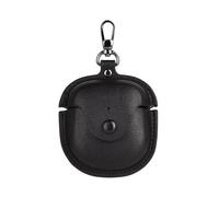 GIOPUEY Coque Compatible avec Bose QuietComfort Ultra II 2025, PU Cuir Protection étui avec Crochet Porte-clés Housse Case pour Garçon Fille Homme Femme - Black