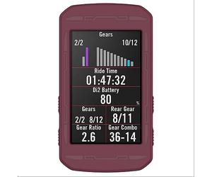 GIOPUEY Coque Compatible avec Bryton Rider 750, TPU Silicone de Première Qualité Etui Protection Case Cover, Doux et Léger Housse - Dark Red
