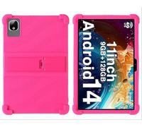 GIOPUEY Coque Compatible avec DOOGEE T30E Etui - avec Support - Housse de Protection Souple en Silicone TPU Case - Pink