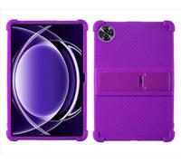 GIOPUEY Coque Compatible avec DOOGEE U11 Etui - avec Support - Housse de Protection Souple en Silicone TPU Case - Purple