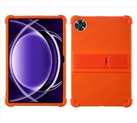 GIOPUEY Coque Compatible avec DOOGEE U11 Etui - avec Support - Housse de Protection Souple en Silicone TPU Case - Orange