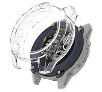 GIOPUEY Coque Compatible avec Garmin Descent G2, [2 Pièces] Soft TPU, Shock Resistant Etui - Transparent+Transparent