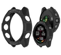GIOPUEY Coque Compatible avec Garmin Forerunner 970, TPU Silicone de Première Qualité Etui Protection Case Cover, Doux et Léger Housse - Black