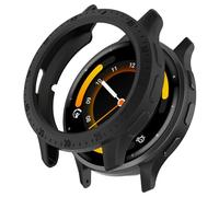 GIOPUEY Coque Compatible avec Garmin Venu 3S 41mm, TPU Silicone de Première Qualité Etui Protection Case Cover, Doux et Léger Housse - Black