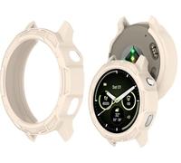 GIOPUEY Coque Compatible avec Garmin Venu 4 41mm, TPU Silicone de Première Qualité Etui Protection Case Cover, Doux et Léger Housse - beige