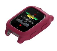 GIOPUEY Coque Compatible avec Garmin Venu SQ2, [2 Pièces] Souple TPU Silicone Case Cover Protecteur Etui - Red