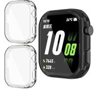 GIOPUEY Coque Compatible avec Honor Choice Watch 2i, [2 Pièces] Soft TPU, Shock Resistant Etui - Transparent+Transparent