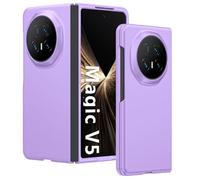 GIOPUEY Coque Compatible avec Honor Magic V5, Matériel PC Dur étui，Confortable Toucher Case，Antichoc, Anti-Empreintes Digitales - Purple