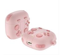 GIOPUEY Coque Compatible avec Huawei Freebuds SE3/SE2, Mignon Drôle Dessin Animé TPU Silicone Protection étui avec Crochet Porte-clés Housse Case pour Garçon Fille Homme Femme - Pink