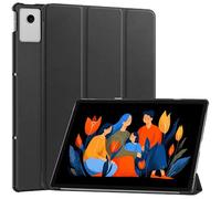 GIOPUEY Coque Compatible avec Lenovo Idea Tab Plus 12.1/Tab K12 2025, étui en Cuir [étui à Rabat] Housse avec Support Fonction, 360° Protection - Black