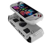 GIOPUEY Coque Compatible avec MSI Claw 8 AMD Ryzen Z2 Extreme - avec Support - Pare Chocs TPU Souple - Antidérapant - Facile à Saisir - White
