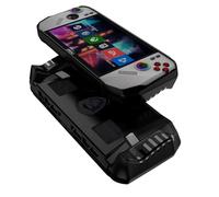 GIOPUEY Coque Compatible avec MSI Claw 8 AMD Ryzen Z2 Extreme - avec Support - Pare Chocs TPU Souple - Antidérapant - Facile à Saisir - Black