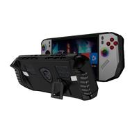 GIOPUEY Coque Compatible avec MSI Claw A8 - avec Support - Pare Chocs TPU Souple - Antidérapant - Facile à Saisir - Black