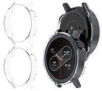 GIOPUEY Coque Compatible avec Nothing CMF Watch 3 Pro, [2 Pièces] Matière Plastique Dure, Anti-Collision Etui - Clear