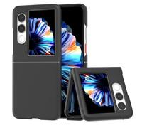 GIOPUEY Coque Compatible avec Nubia Flip 2, Matériel PC Dur étui，Confortable Toucher Case，Antichoc, Anti-Empreintes Digitales - Black